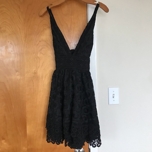 Lovers + friends BLACK LACE Crochet Dress - Picture 6 of 6